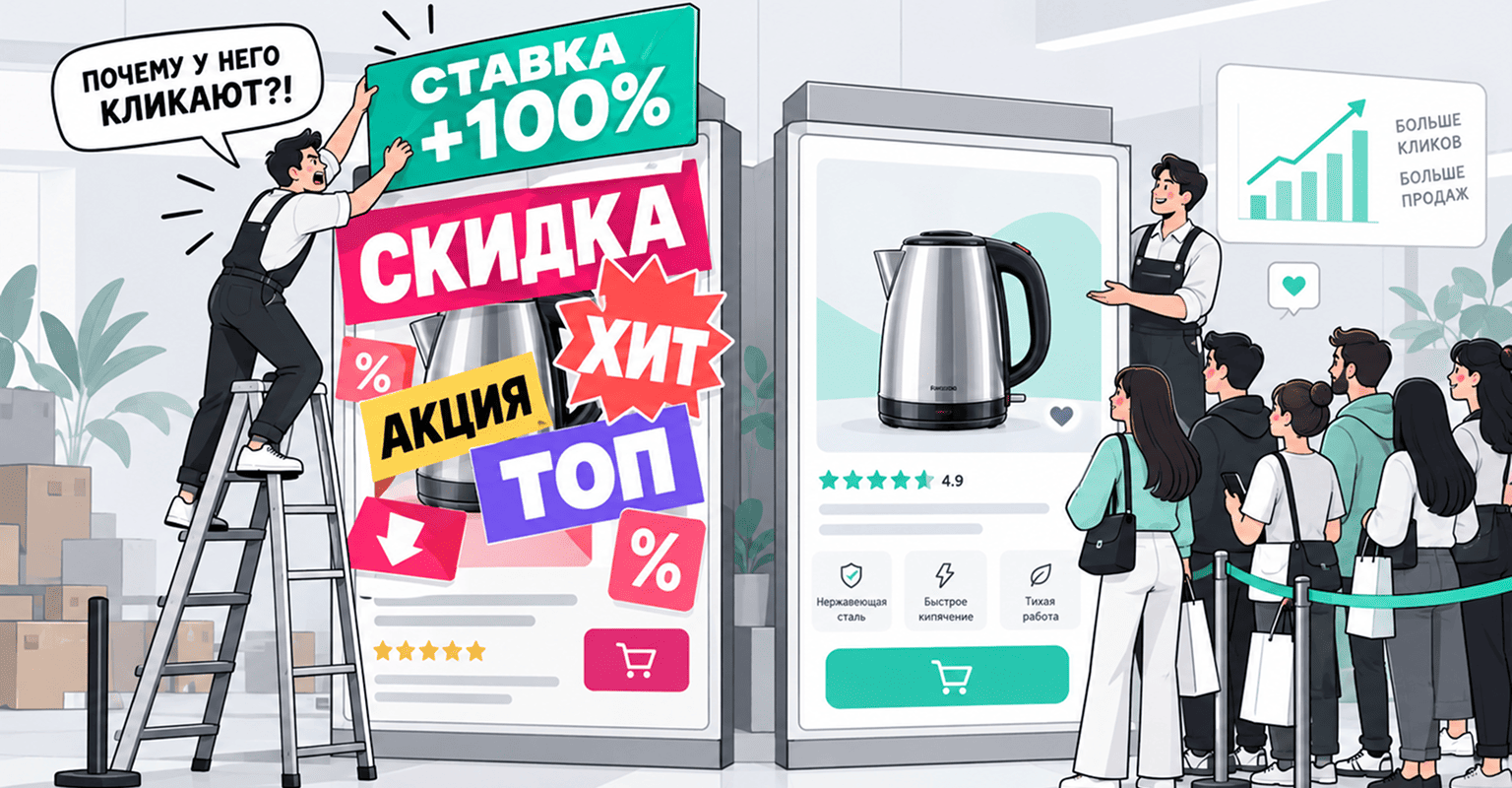 Главное изображение и CTR карточки товара